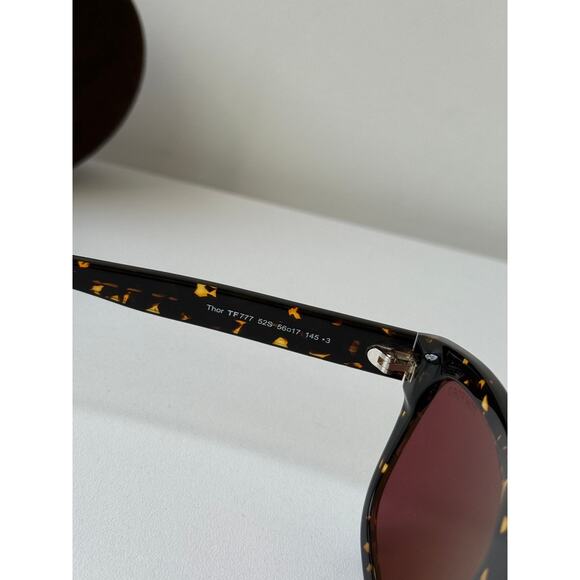 NEW Tom Ford FT0777 Thor Unisex Sunglasses in Havana Brown - Picture 7 of 7